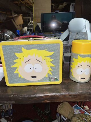 Limited Edition Neca 2001 Tweek Tweak South Park Lunchbox With Thermos.