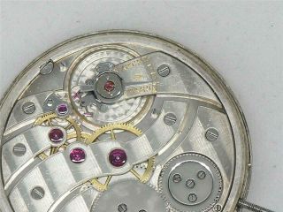 Very Rare 40mm Audemars Piguet 18 Jewel Pocket Watch Movement & Dial,  Running