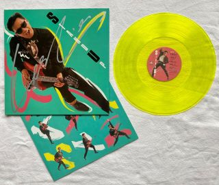 1986 Leslie Cheung Standup 華星唱片 Yellow Vinyl Lp Cal - 04 - 1034 Cantopop Ex
