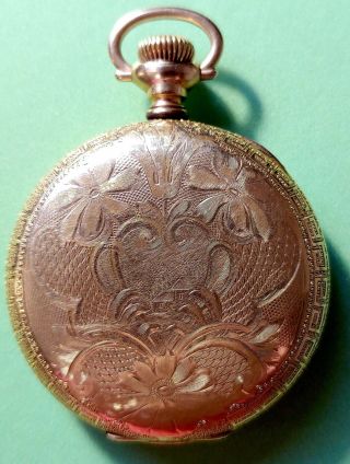 Antique Pocket Watch - Fahys Case - Tavannes Movement - 17 Jewels - P.  W.  Graff