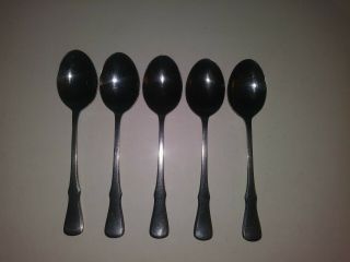 Set 5 Japan Oneida Northland Achievement Stainless Soup Table Spoons Tableapoons