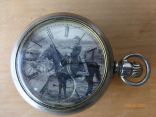 Gen.  Sherman Civil War Antique Elgin National Pocket Watch Co.  Usa Keeps Time