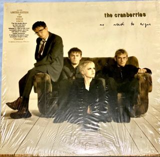 The Cranberries - No Need To Argue Lp Reissue / Lmtd Edition Gold Vinyl Rare
