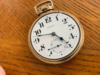 Howard 21jewels railroad chronometer series 11,  16 size pocketwatch 2