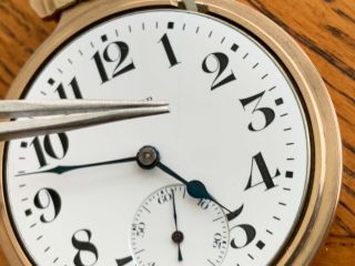 Howard 21jewels railroad chronometer series 11,  16 size pocketwatch 3