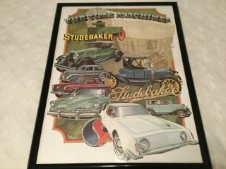 Studebaker,  The Time Machine,  Poster.  Rare
