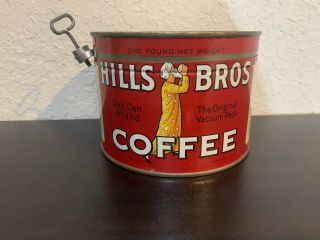 Hills Bros Half Full Coffee 1 Pound Can