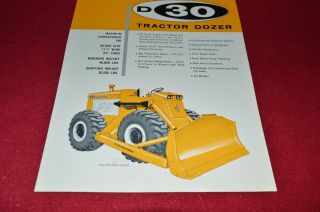Allis Chalmers D30 Tractor Dozer Dealers Brochure Yabe14