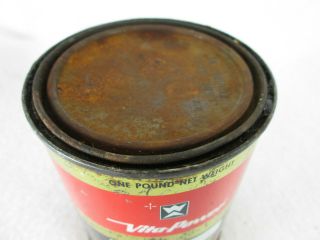 Vintage Western Auto Vita - Power empty 1 lb grease oil can 2