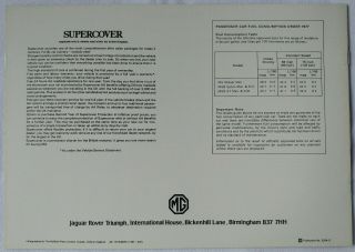 1980 MG Full Range Sales Brochure MGB GT & Midget Rubber Bumper 3