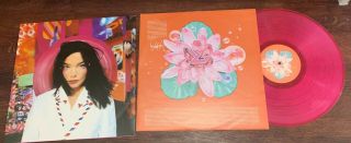 Björk Post Pink Translucent Vinyl Lp