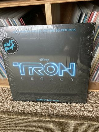 Tron: Legacy Vinyl 2xlp Soundtrack Daft Punk Glow In The Dark Cover Nm