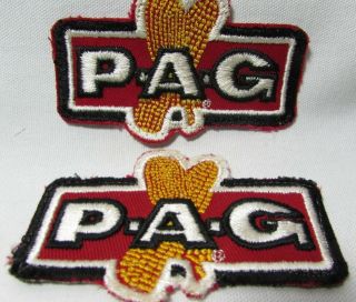 2 Vtg Pag Seed Corn Feed Patches Pfister 
