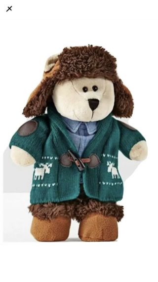 Starbucks Bearista Home For The Holidays Boy Teddy Bear Christmas 2016 Nib