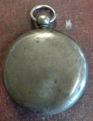1864 Waltham Wm Ellery 7 Jewel 18s Coin Silver Hunting Case key wind model 1857 3