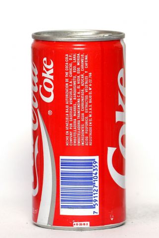1994 Coca Cola can from Venezuela,  World Cup USA94 / Italia 1990 2