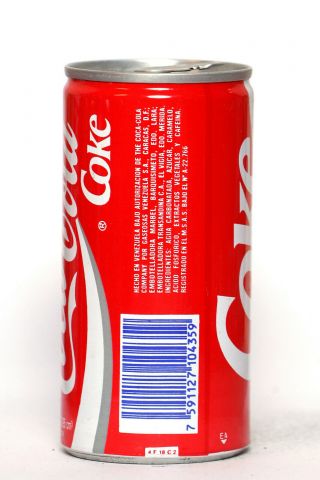 1994 Coca Cola can from Venezuela,  World Cup USA94 / Italia 1934 2