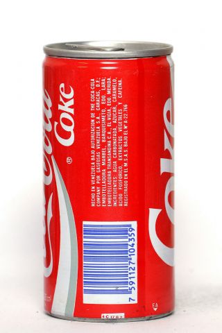 1994 Coca Cola can from Venezuela,  World Cup USA94 / Argentina 1978 2