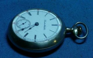 Antique 1894 Hamilton 934,  17j.  Adj.  Pocket Watch Low Serial Number