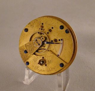 150 Years Old Movement Elgin " H.  Z.  Culver " 15 Jewels Either 18s Pocket Watch