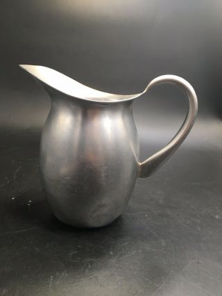 Vintage Vollrath 2 Quart Stainless Steel Pitcher Solid Piece Of Americana