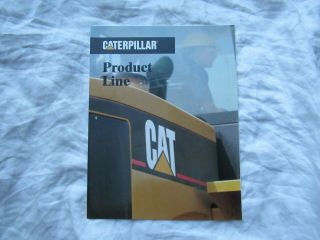 1998 Cat Caterpillar Product Line Brochure Tractors D3 - D11 Loaders Engines