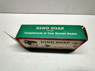 Vintage 1960 ' s Sinclair Gasoline Station Premium Dino Soap Oil 2