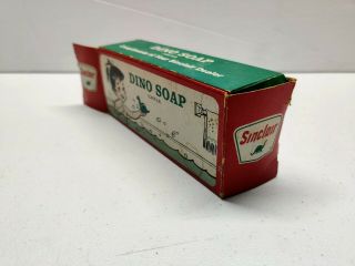 Vintage 1960 ' s Sinclair Gasoline Station Premium Dino Soap Oil 3