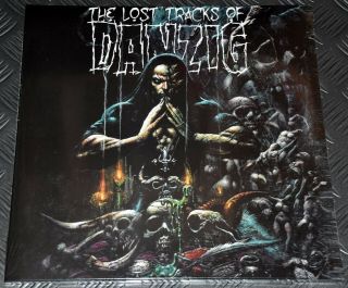 Danzig Lost Tracks Ltd Edn Double Lp Pale Blue/black Splatter Color Vinyl Rare
