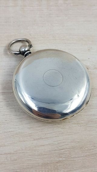 M I TOBIAS & Co.  Liverpool - hunter cased silver pocket watch 1870 - 80 6