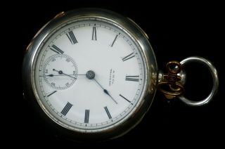 1883 Waltham 18s 11j Gr.  P.  S.  Bartlett Model 1877 Adjusted Kwks Pocket Watch