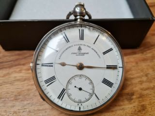 Rare Heavy Silver Pocket Watch John Forrest Chronometer Maker To Admiralty