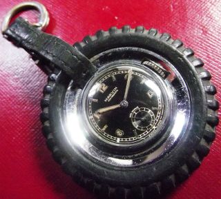Marvin Tire Watch Glit - Rare Big Size 50 Mm - Vintage 