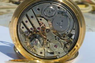 MINUTE REPEATER 18K POCKET WATCH MADE BY AUGUSTE PIGUET CO - FOUNDER OF AUDEMARS 3