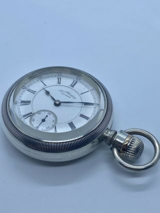 1888 Waltham Grade Appleton & Tracy Co.  Silver 3oz Coin Case Pocket Watch