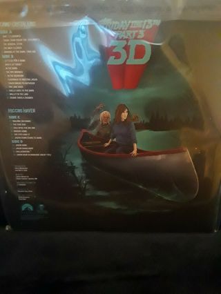 Friday The 13th Part 3 3D Soundtrack Vinyl Soundtrack with Scream Factory Book. 2
