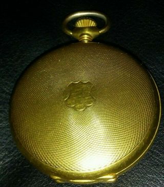 Vintage Arnex Incabloc 17 Jewel Gold Plated Pocket Watch Swiss Made
