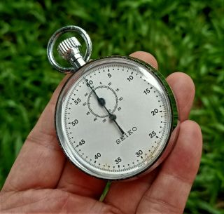Rare : Antique Vintage Pocket Chrono Watch And Perfect