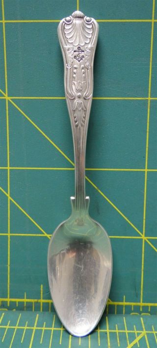 Vintage International Silver Us Navy Fouled Anchor Kings Pattern Demitasse Spoon