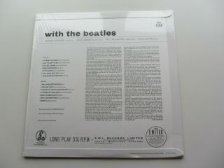 With The Beatles Uk Lp 2014 Parlophone Pmc 7070 Mono Pressing In Shrink