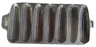 Vintage Bsr Cast Iron Corn Stick Pan Cornbread Muffin Molds - Id No.  7c D