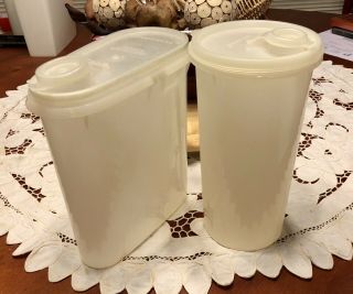 Tupperware Vintage Beverage Containers With Lids