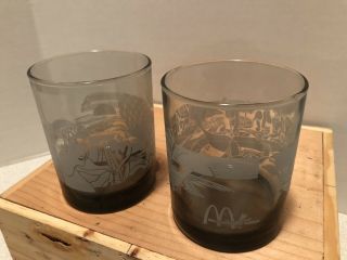 1970s McDonald ' s Hawaii Souvenir Cocktail Glasses Tumblers Made by Libbey 2