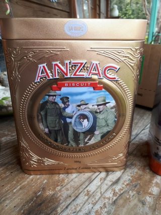 3 x Unibic anzac biscuit tins 3