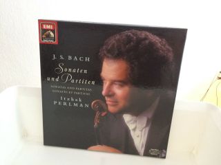 Itzhak Perlman - Js Bach Sonaten & Partiten For Violin Solo - Emi Digital - Box