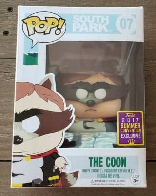 Funko Pop South Park The Coon 07 Sdcc 2017 Summer Convention Exclusive