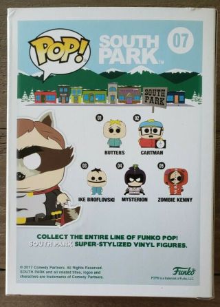 Funko Pop South Park The Coon 07 SDCC 2017 Summer Convention Exclusive 2