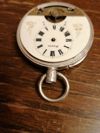 Partial Swiss Silver Hebdomas 8 Days pocket watch with micro regulator 47mm 2