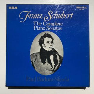 Uk Rca Sch1 13lp Box Set Paul Badura Skoda Complete Schubert Piano Sonatas Nm