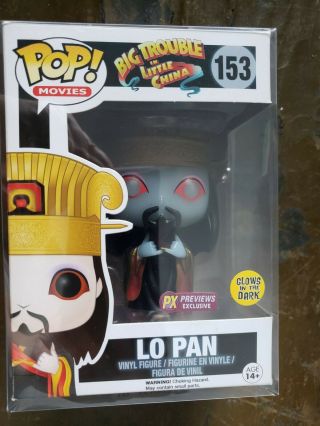 Funko Pop Lo Pan 153 Px Previews Exclusive Glow In The Dark Big China Protector